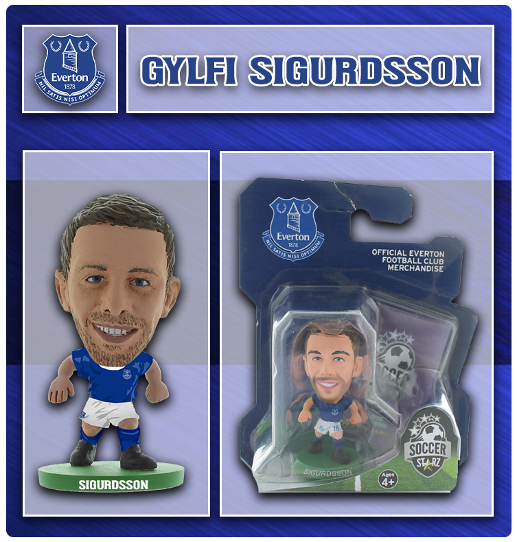 Soccerstarz - Everton - Gylfi Sigurdsson - Home Kit