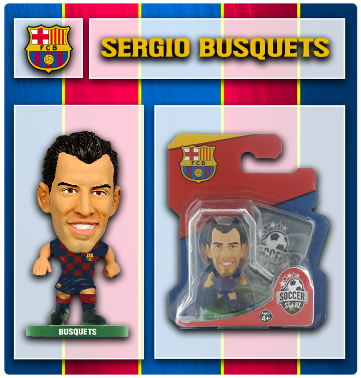 Soccerstarz - Barcelona - Sergio Busquets - Home Kit