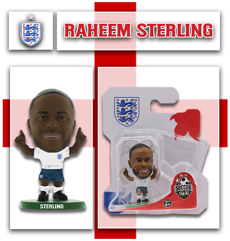 Soccerstarz - England - Raheem Sterling - Home Kit