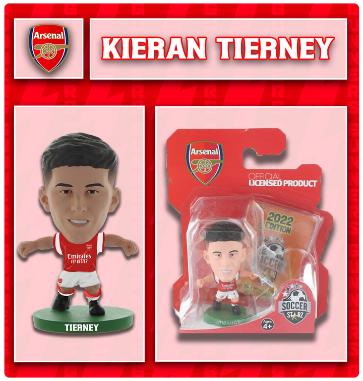 Soccerstarz - Arsenal - Kieran Tierney - Home Kit