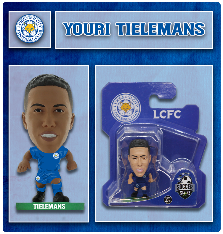 Soccerstarz - Leicester City - Youri Tielemans - Home Kit (New Classic)