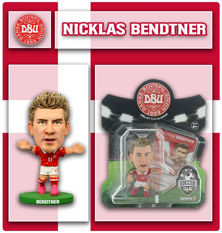 Soccerstarz - Denmark - Nicklas Bendtner - Home Kit