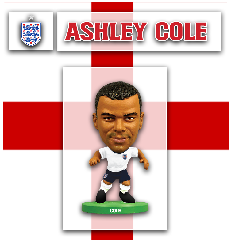 Soccerstarz - England - Ashley Cole - Home Kit
