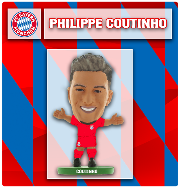 Soccerstarz - Bayern Munich - Philippe Coutinho - Home Kit