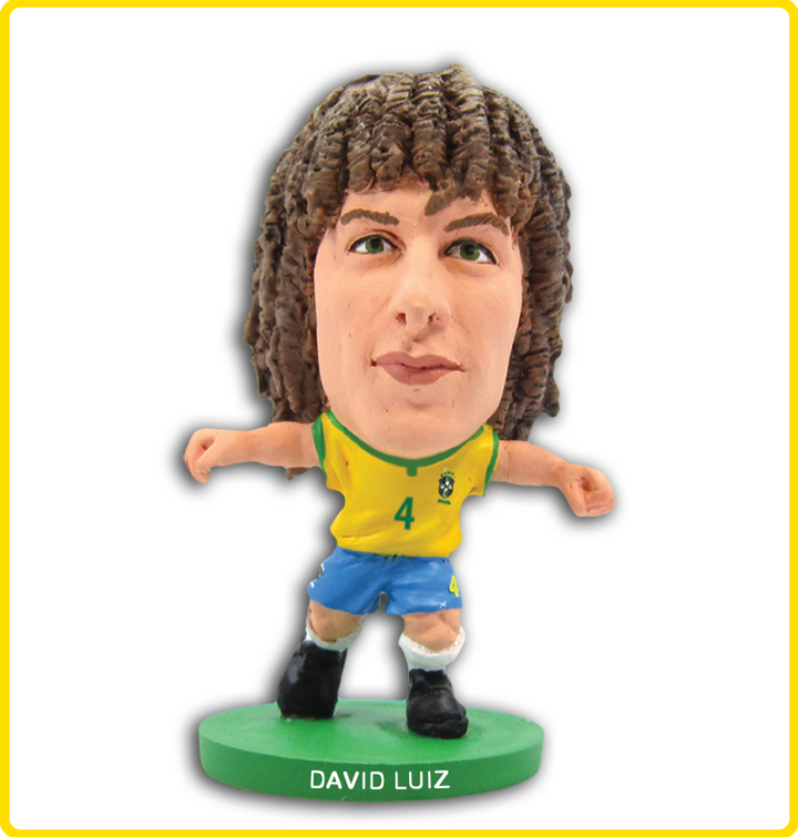 Soccerstarz - Brazil - David Luiz - Home Kit