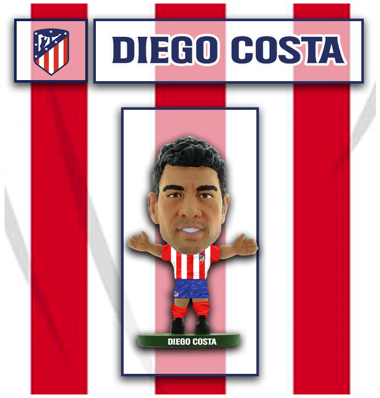 Soccerstarz - Atletico Madrid - Diego Costa - Home Kit (Classic) (New Shirt 19)