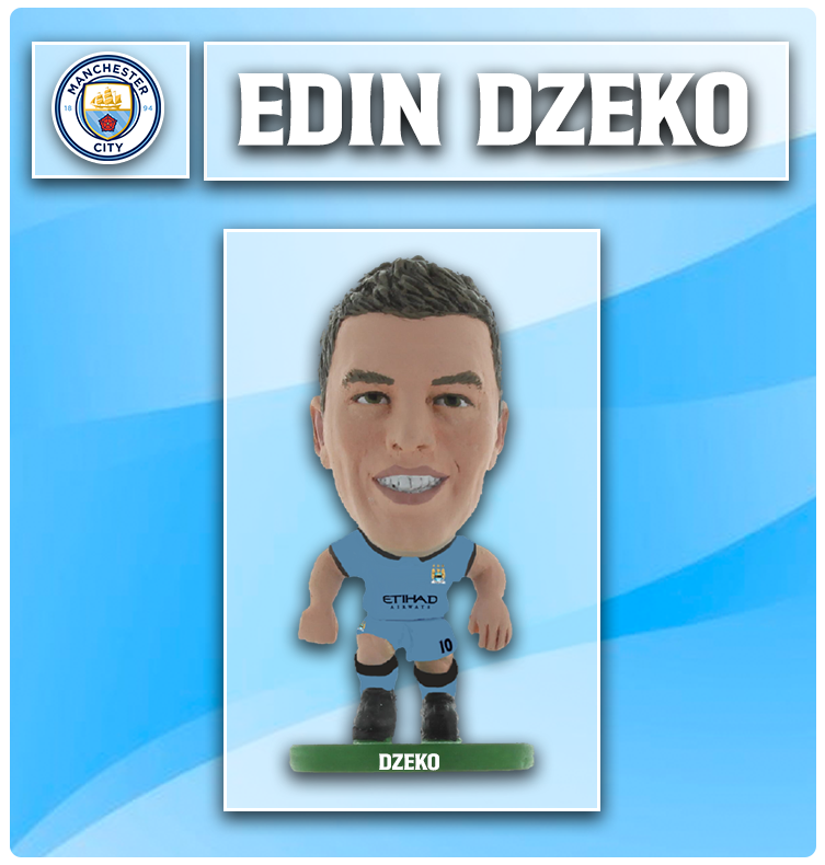 Soccerstarz - Manchester City - Edin Dzeko - Home Kit