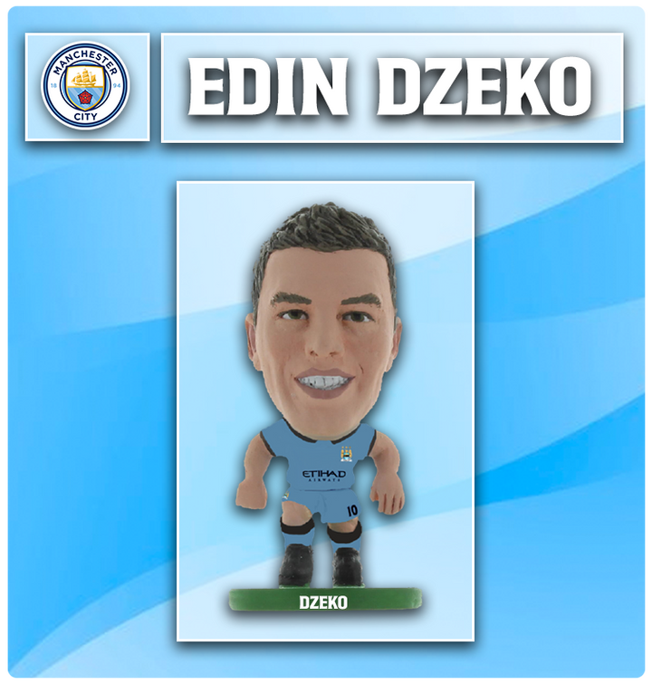 Soccerstarz - Manchester City - Edin Dzeko - Home Kit