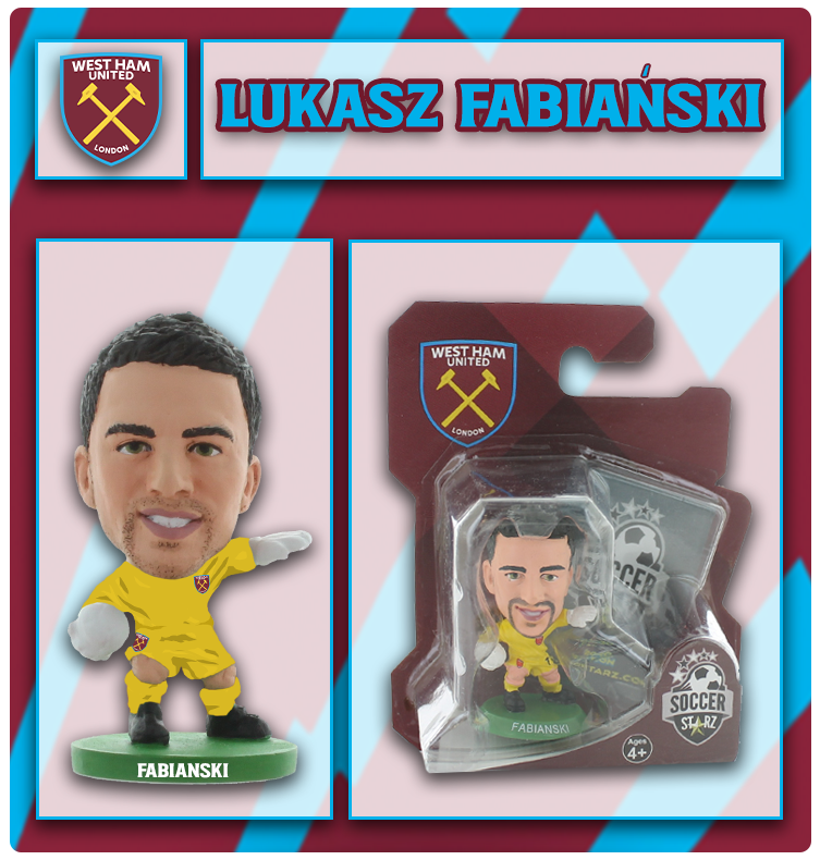 Soccerstarz - West Ham - Lukasz Fabianksi - Home Kit