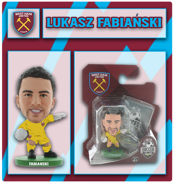 Soccerstarz - West Ham - Lukasz Fabianksi - Home Kit