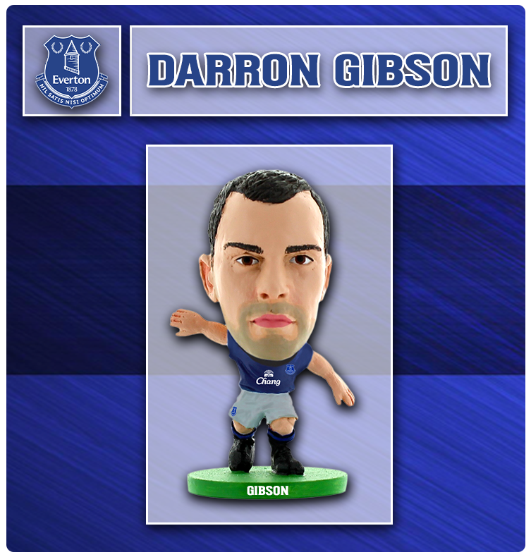 Soccerstarz - Everton - Darron Gibson - Home Kit (2015 version)