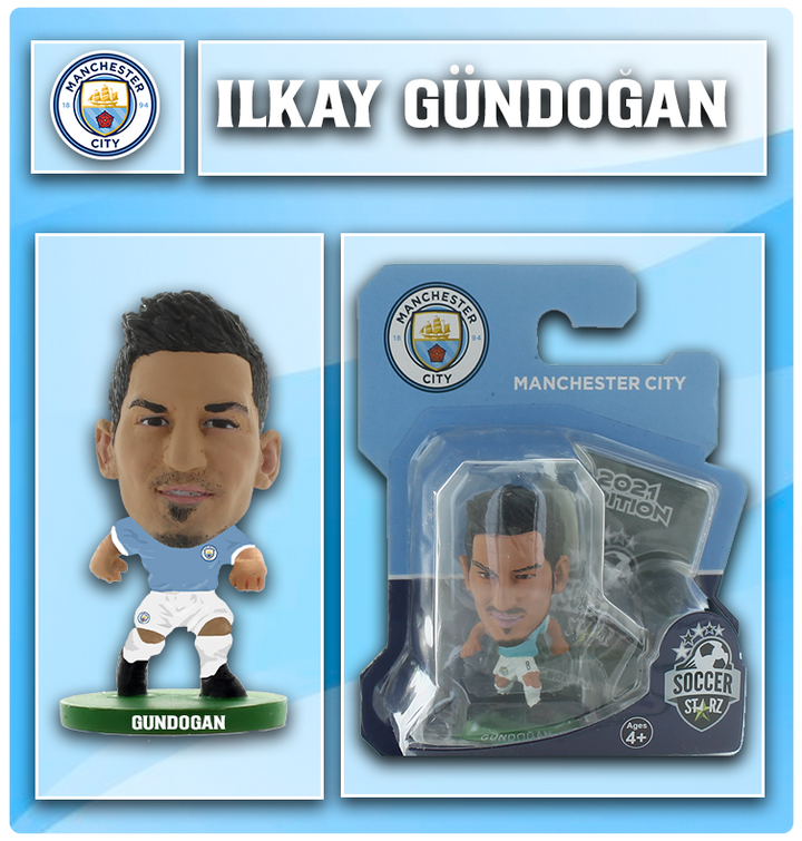 Soccerstarz - Manchester City - Ilkay Gundogan - Home Kit