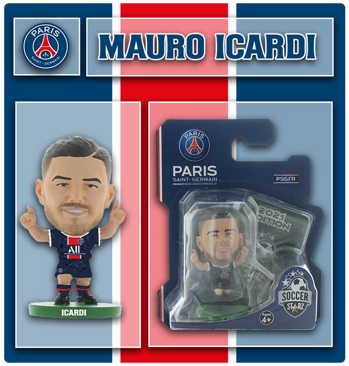 Soccerstarz - Paris St Germain - Mauro Icardi - Home Kit