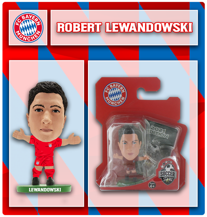 Soccerstarz - Bayern Munich - Robert Lewandowski - Home Kit