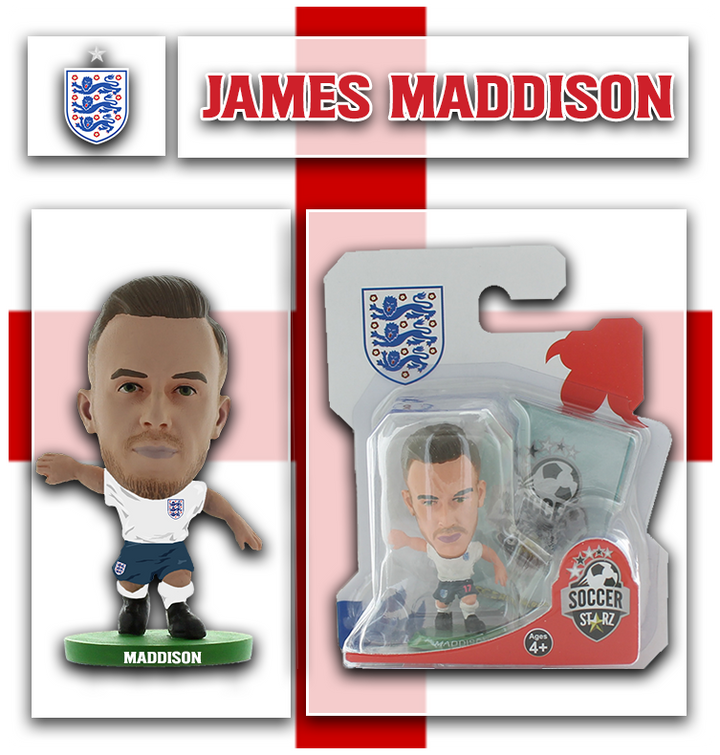 Soccerstarz - England - James Maddison - Home Kit