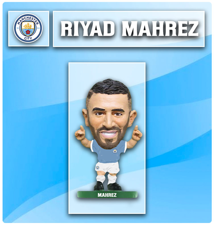Riyad Mahrez - Manchester City - Home Kit (Classic Kit) (LOOSE)