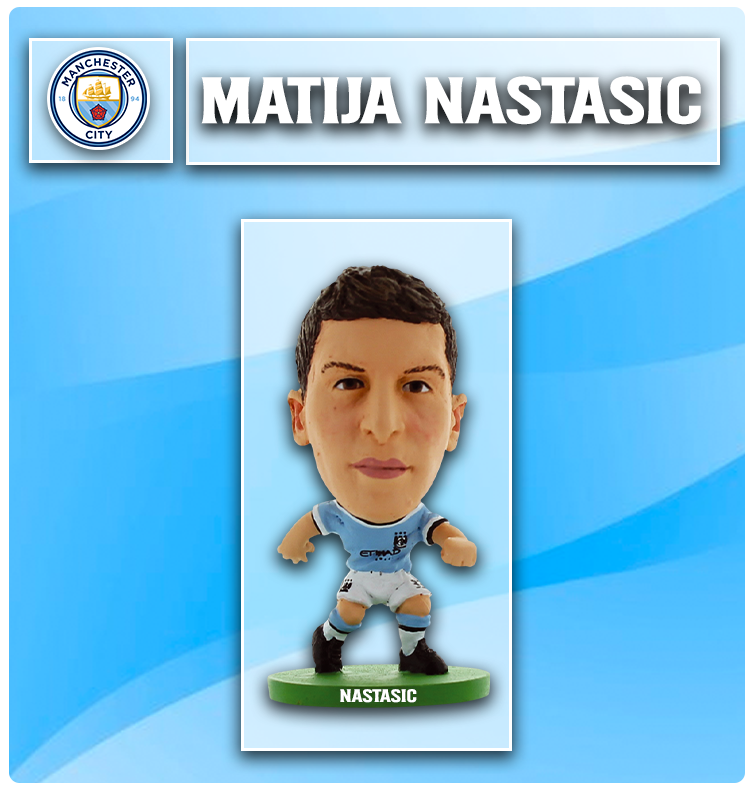 Soccerstarz - Manchester City - Matija Nastasic - Home Kit (2014 version)