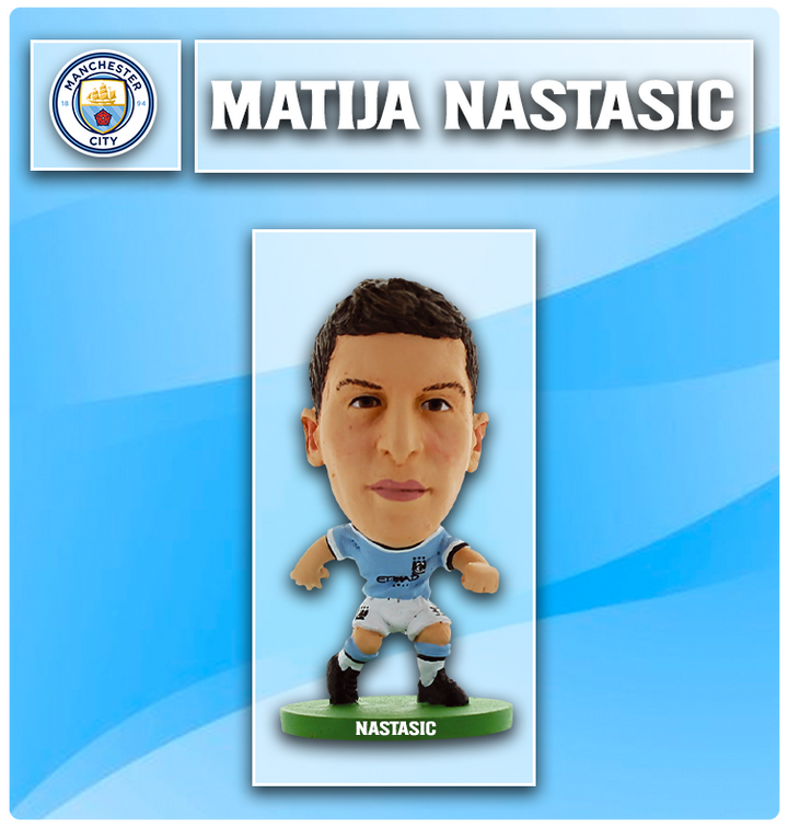 Soccerstarz - Manchester City - Matija Nastasic - Home Kit (2014 version)