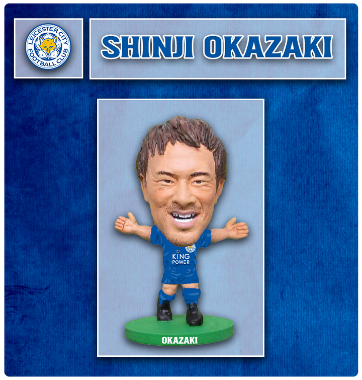 Soccerstarz - Leicester City - Shinji Okazaki - Home Kit