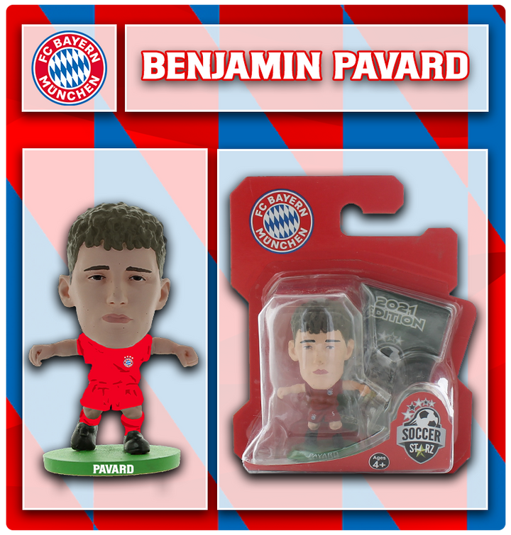 Soccerstarz - Bayern Munich - Benjamin Pavard - Home Kit