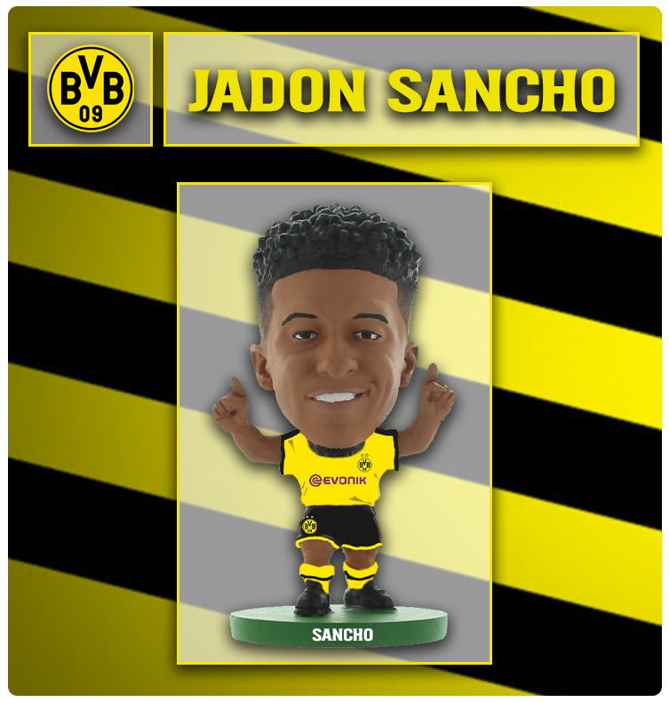 Soccerstarz - Borussia Dortmund - Jadon Sancho - Home Kit