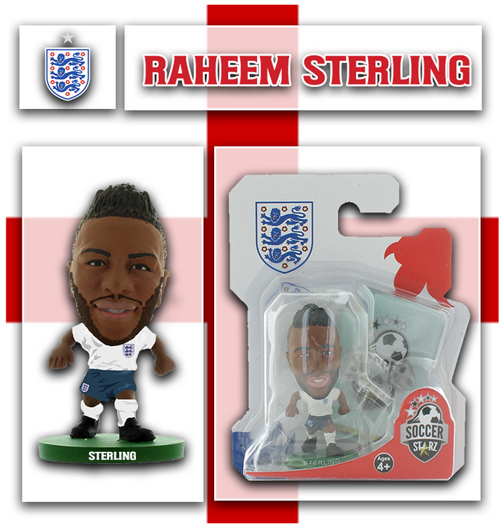 Soccerstarz - England - Raheem Sterling - Home Kit