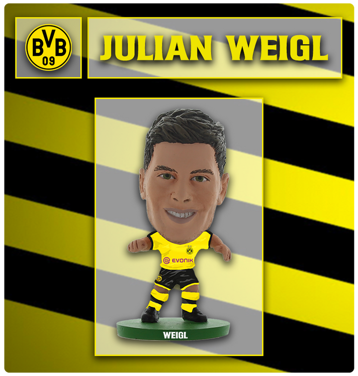 Soccerstarz - Borussia Dortmund - Julian Weigl - Home Kit