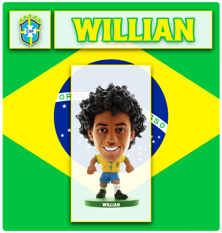 Soccerstarz - Brazil - Willian - Home Kit
